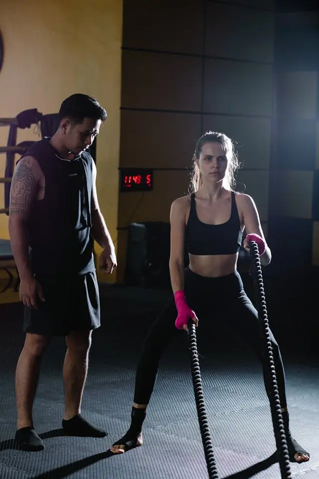 Personal Trainer dando clases Personal Trainer